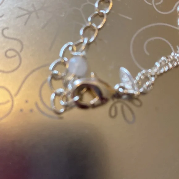 Charmed Y Drop Necklace Leaf - Picture 4 of 8